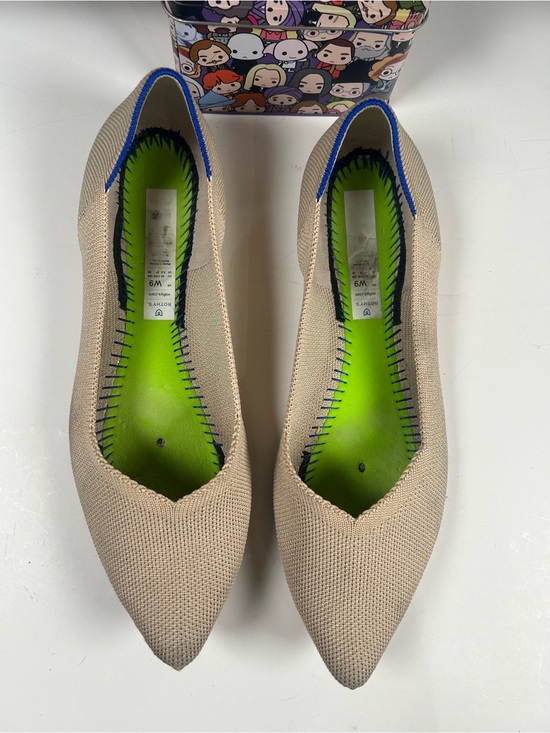 Rothy's Shoes - Rothy’s Neutral Knit Pointed-Toe Women’s Flats - Beige
